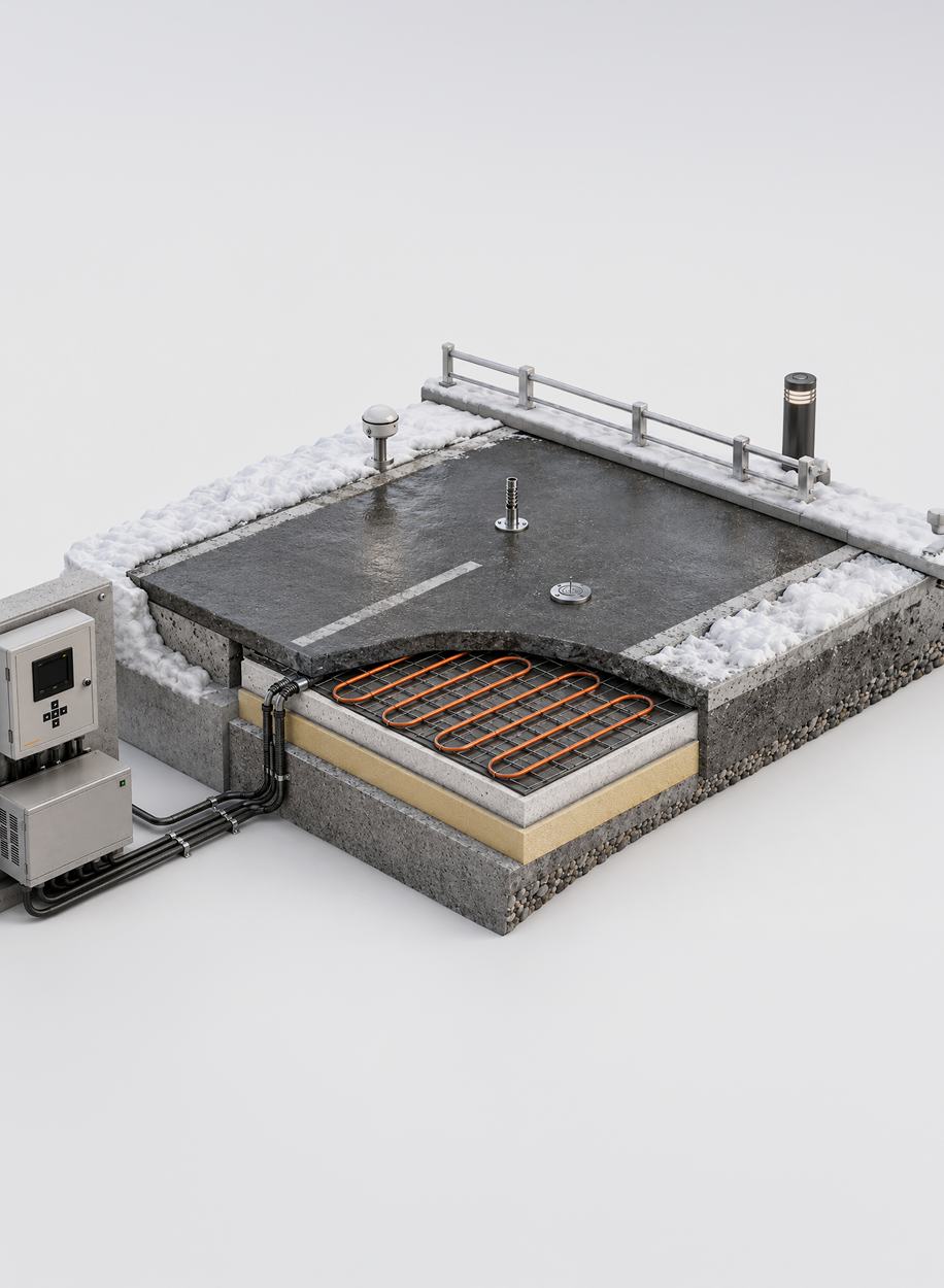 Infrastructure heating system
