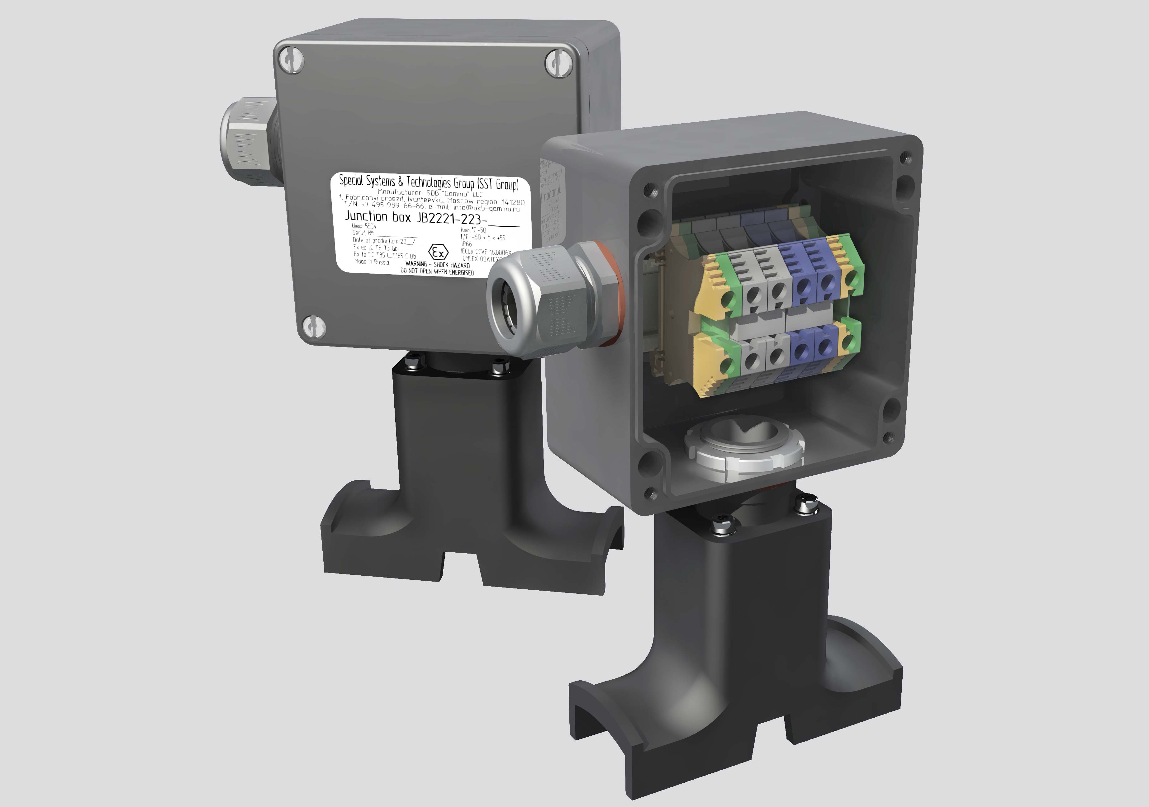 Junction Box for Self-Regulating Heating Cables to Power Connection (UVK) Junction Box for Self-Regulating Heating Cables to Power Connection (UVK)